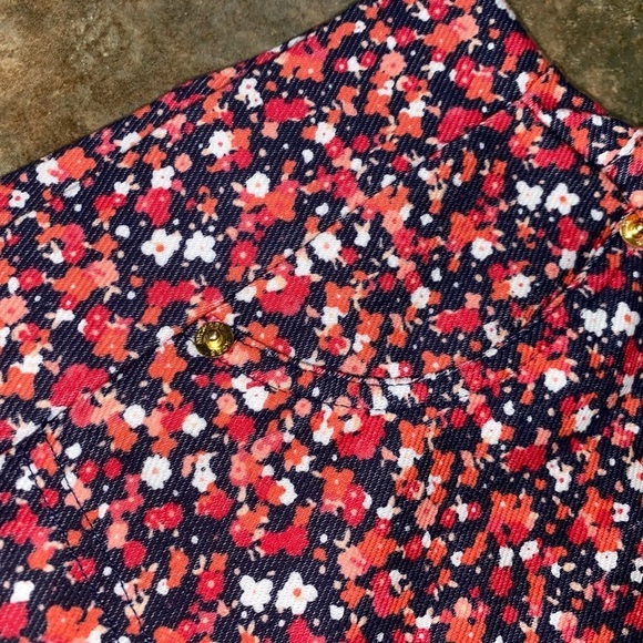 NWOT Michael Kors Floral Ditsy Skinny Jean Stretchy Pants Women’s Size Medium -E - Picture 6 of 12